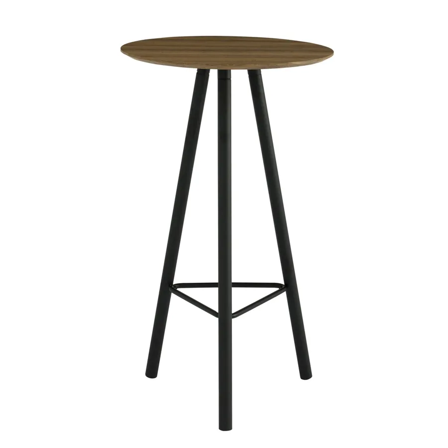 TAIJO Bar Table, black/cocoa, 104 cm, 142007