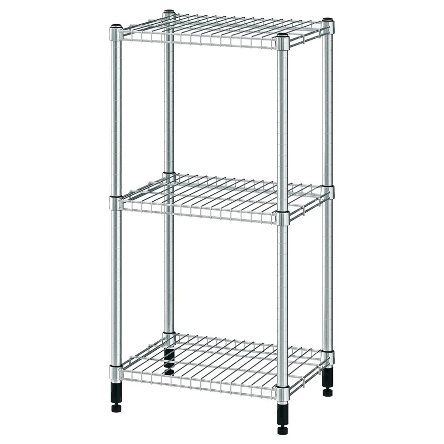 OMAR Shelving unit, galvanised, 46x36x94 cm, 20167206
