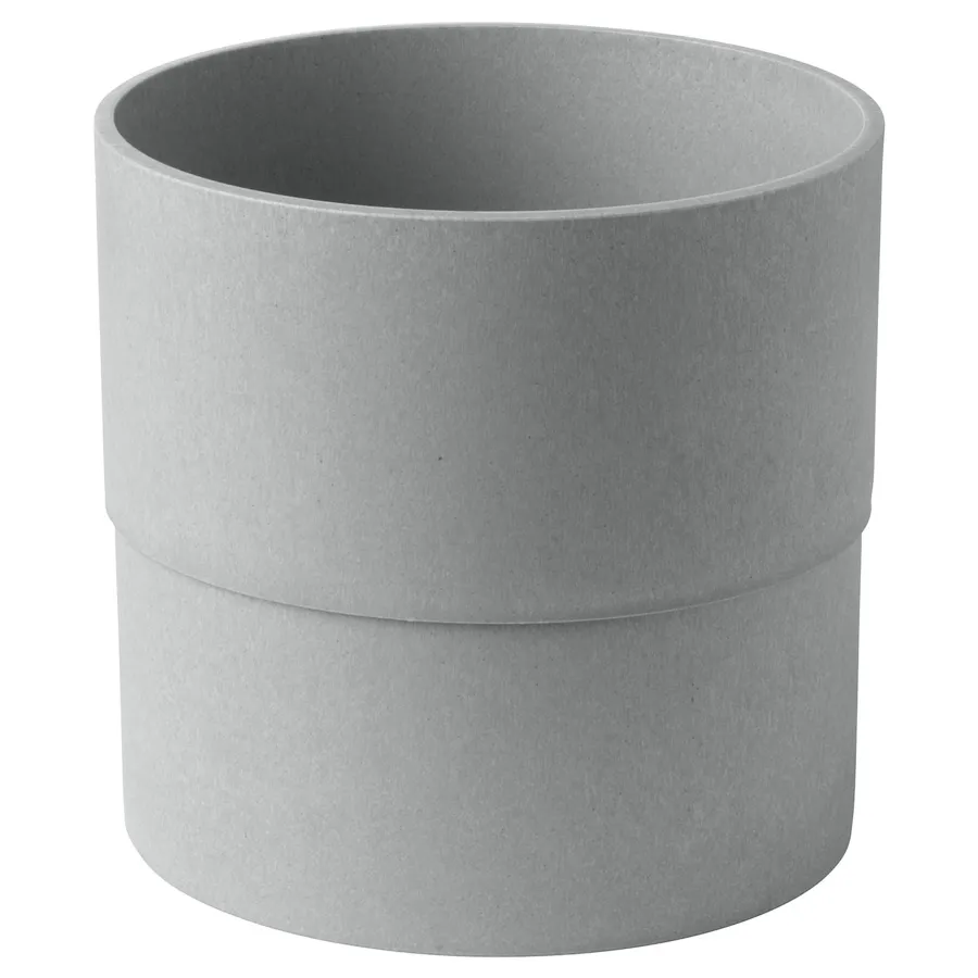 NYPON Plant pot, in/outdoor grey 19 cm, 20395623
