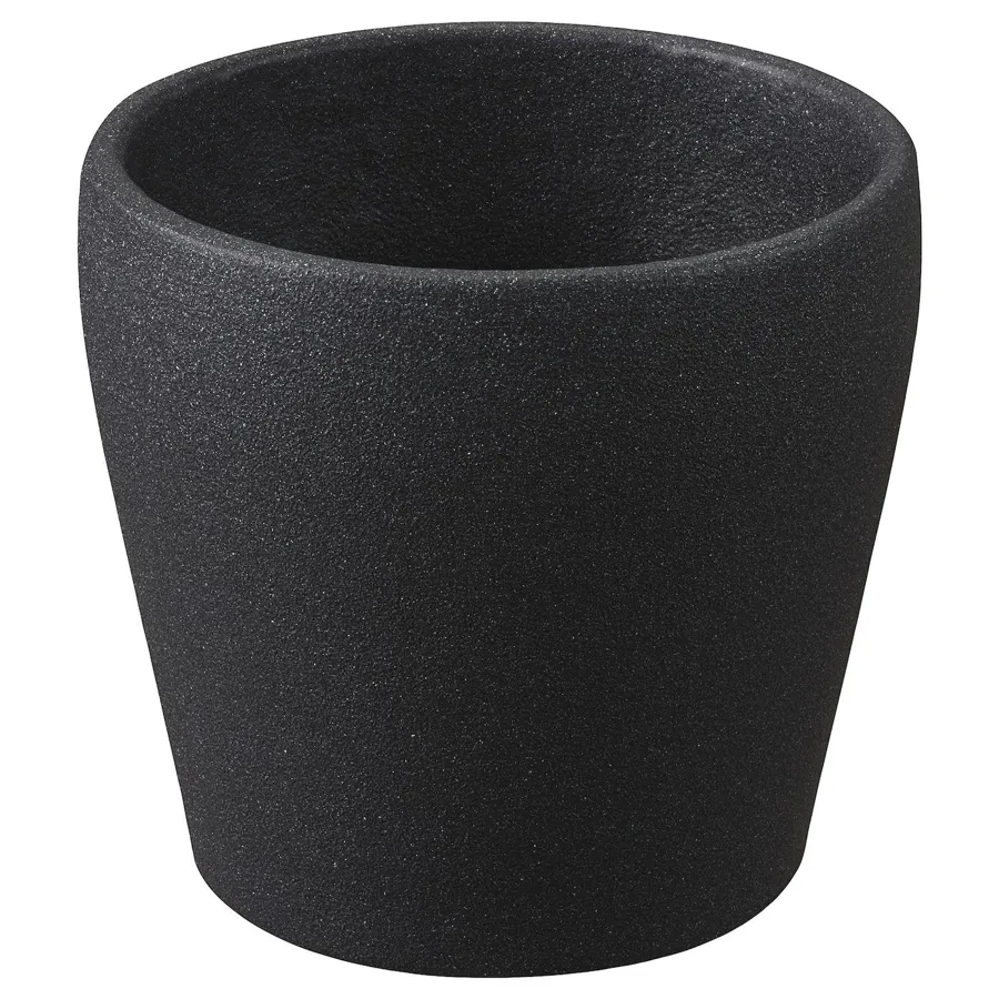PERSILLADE Plant pot, dark grey 6 cm, 20510897