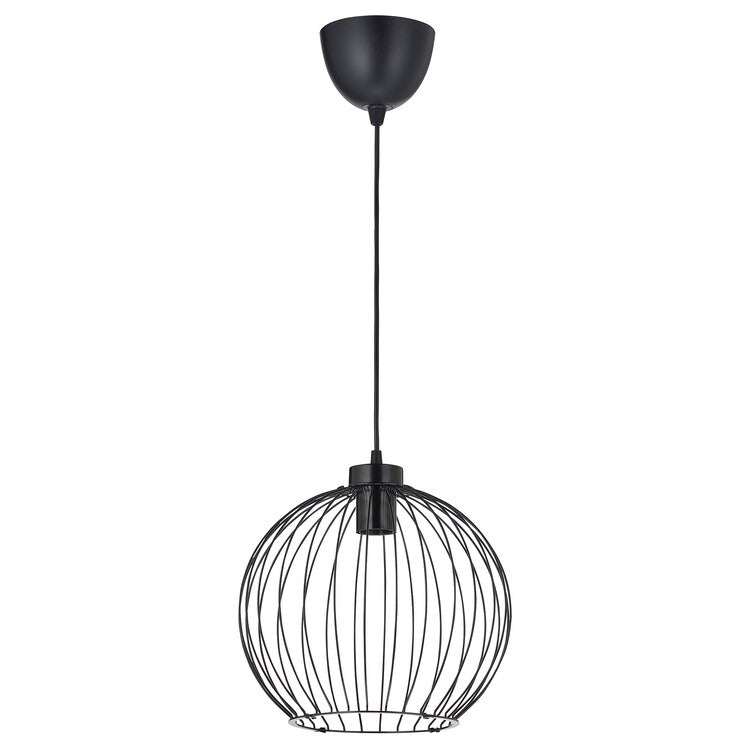 GRINDFALLET Pendant lamp, black, 30 cm, 20502487