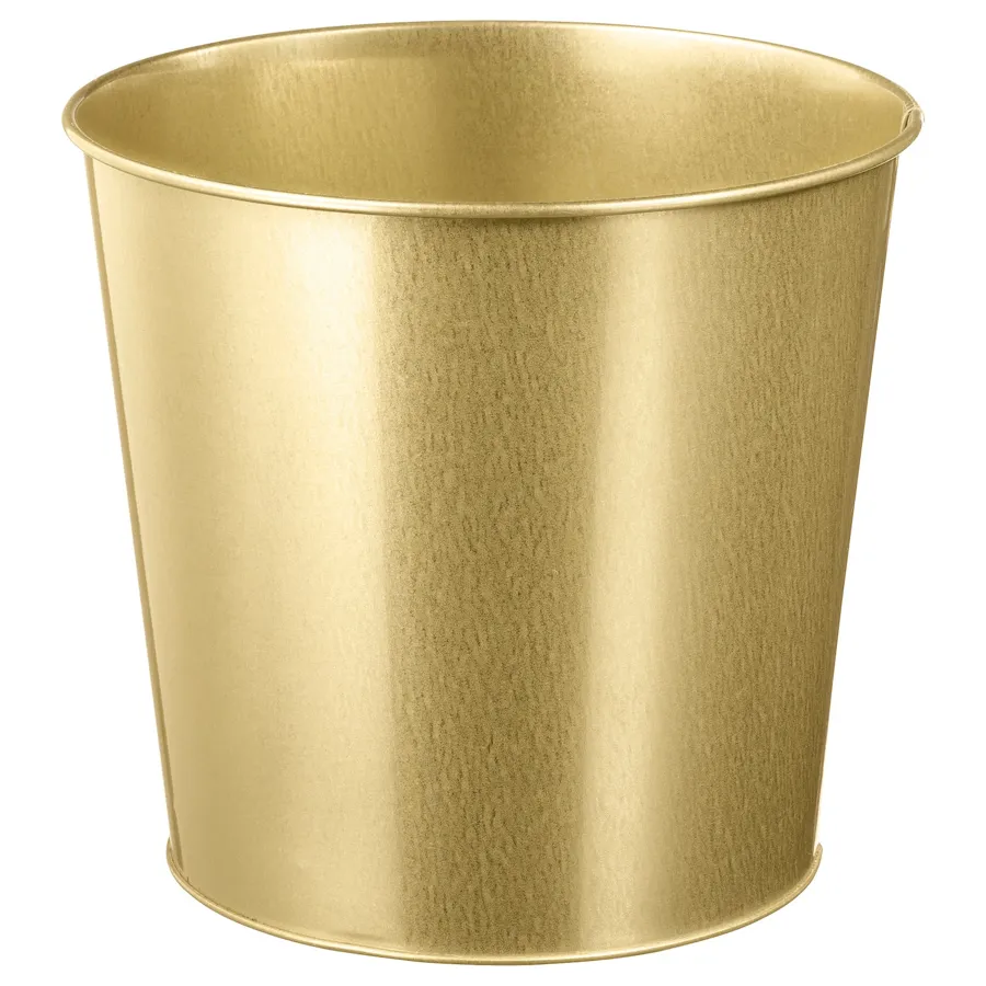 DAIDAI Plant pot, brass-colour, 19 cm, 30359422