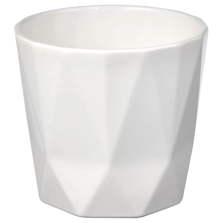 RAPSFRO plant pot, in/outdoor off-white, 12 cm, 30505433
