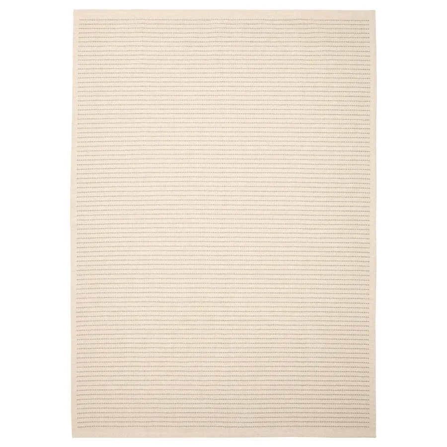 STARREKLINTE Rug, flatwoven, natural/light green, 120x180 cm, 30507899