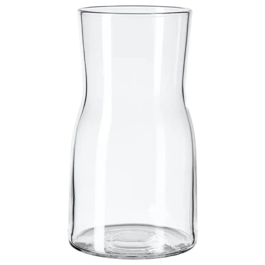 TIDVATTEN Vase, clear glass, 17 cm, 40417025