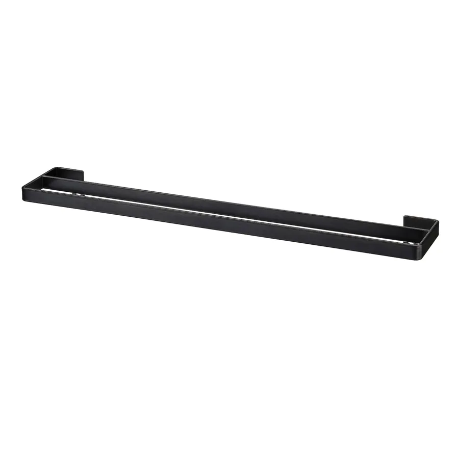 SKOGSVIKEN Towel rail, black, 60 cm, 40428707