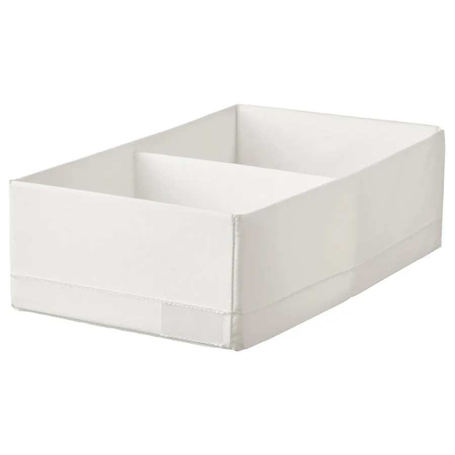 STUK Box with compartments, white 20x34x10 cm, 40474426