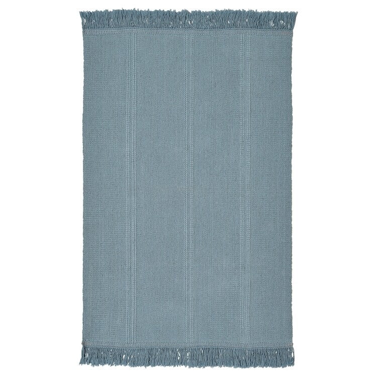 SORTSO Rug, flatwoven, light blue, 55x85 cm, 40528877