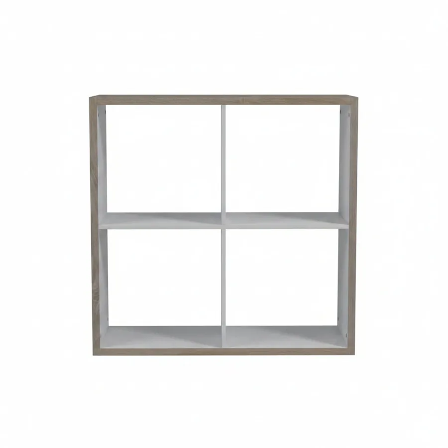 DEMEYERE Hollow Shelving 86x29x84cm - Brush Oak / White