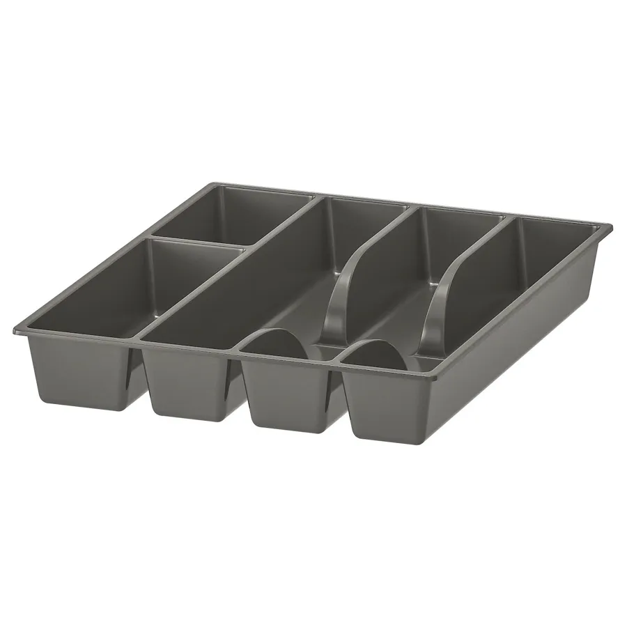 SMACKER cutlery tray, grey, 31x26 cm, 50247749