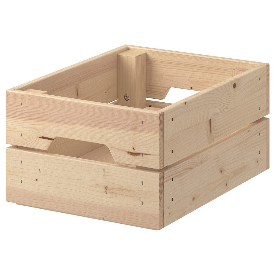 KNAGGLIG Box, pine, 23x31x15 cm, 50292360
