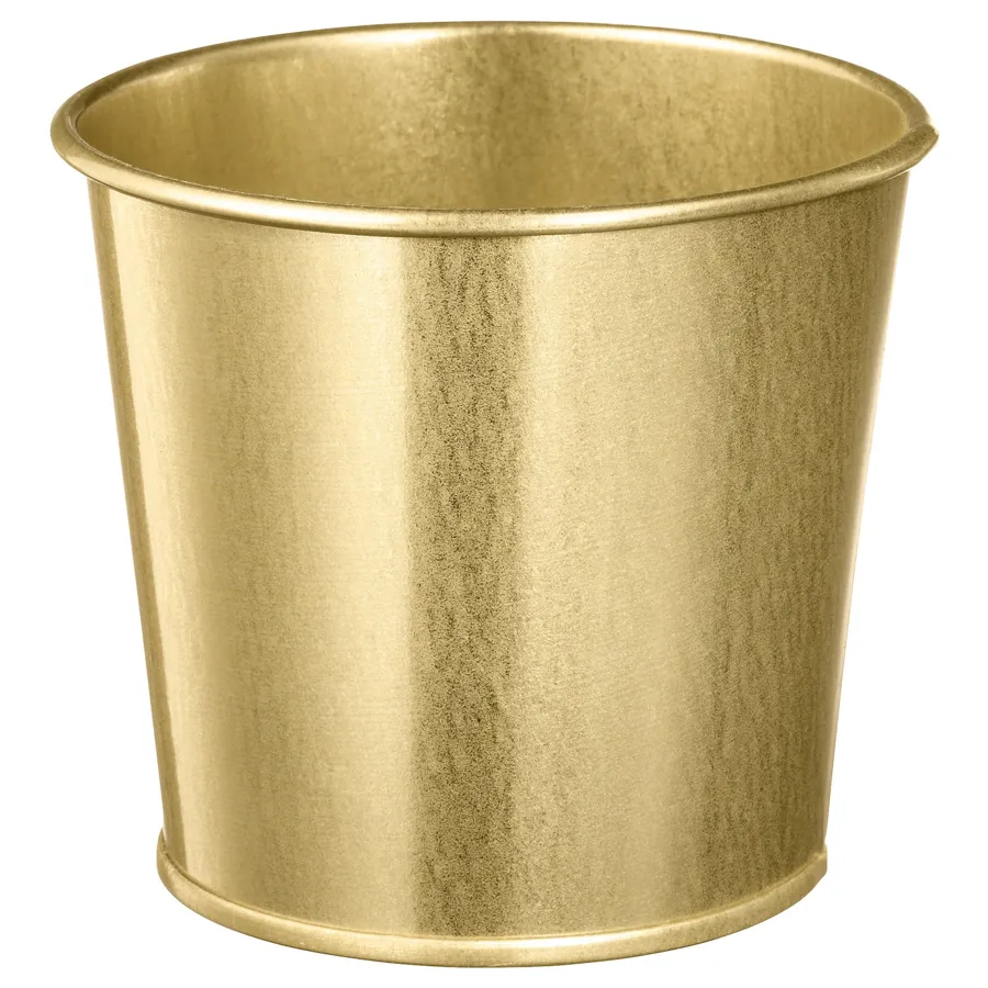 DAIDAI Plant pot, brass-colour, 9 cm, 50359402