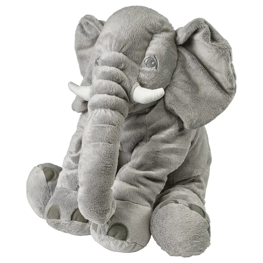 JATTESTOR Soft toy, elephant/grey, 50373592
