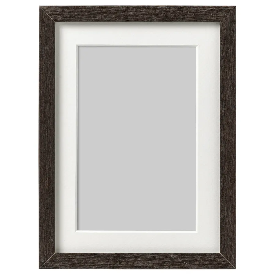 HOVSTA Frame, dark brown, 13x18 cm, 50382167