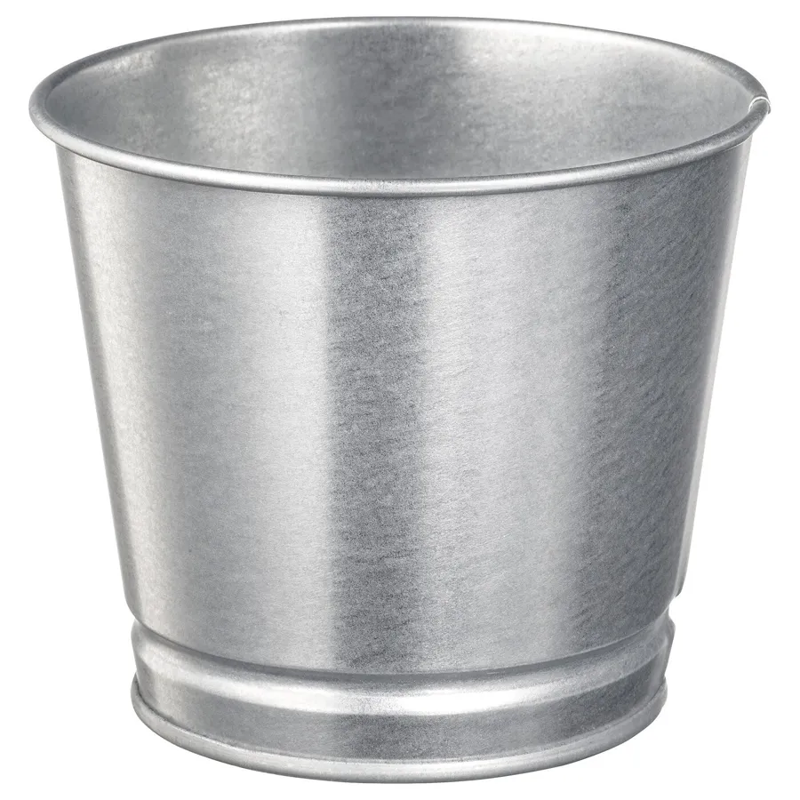 BINTJE Plant pot, galvanised 9 cm, 60334128
