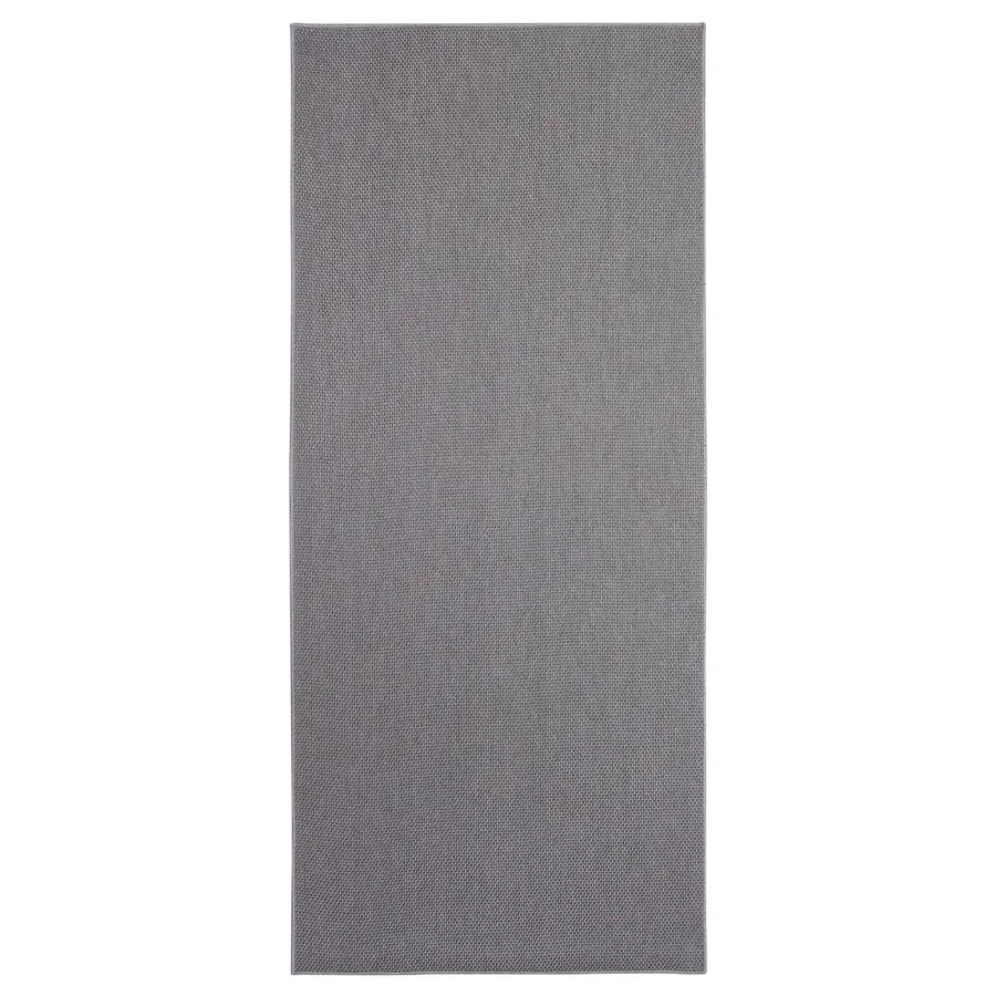 SOLLINGE rug, flatwoven, grey, 65x150 cm, 60418769