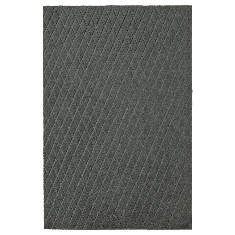 OSTERILD Door mat, indoor, dark grey, 40x60 cm, 60511116