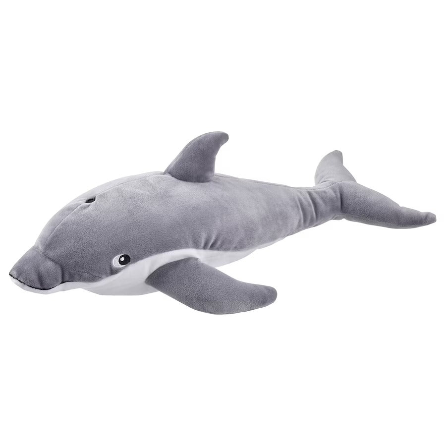 BLAVINGAD Soft toy, dolphin/gray, 50 cm, 60522105