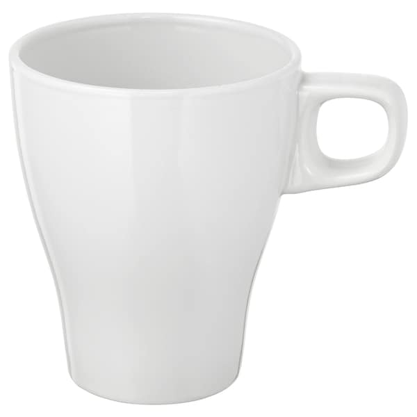 FARGRIK Mug, stoneware white 25 cl, 70192736