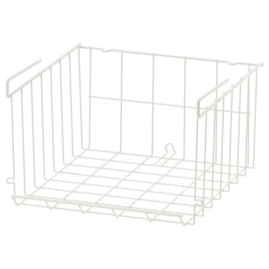 OBSERVATOR Clip-on basket, white, 70311070