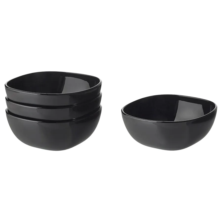 BACKIG bowl, black, 14 cm, 70439016