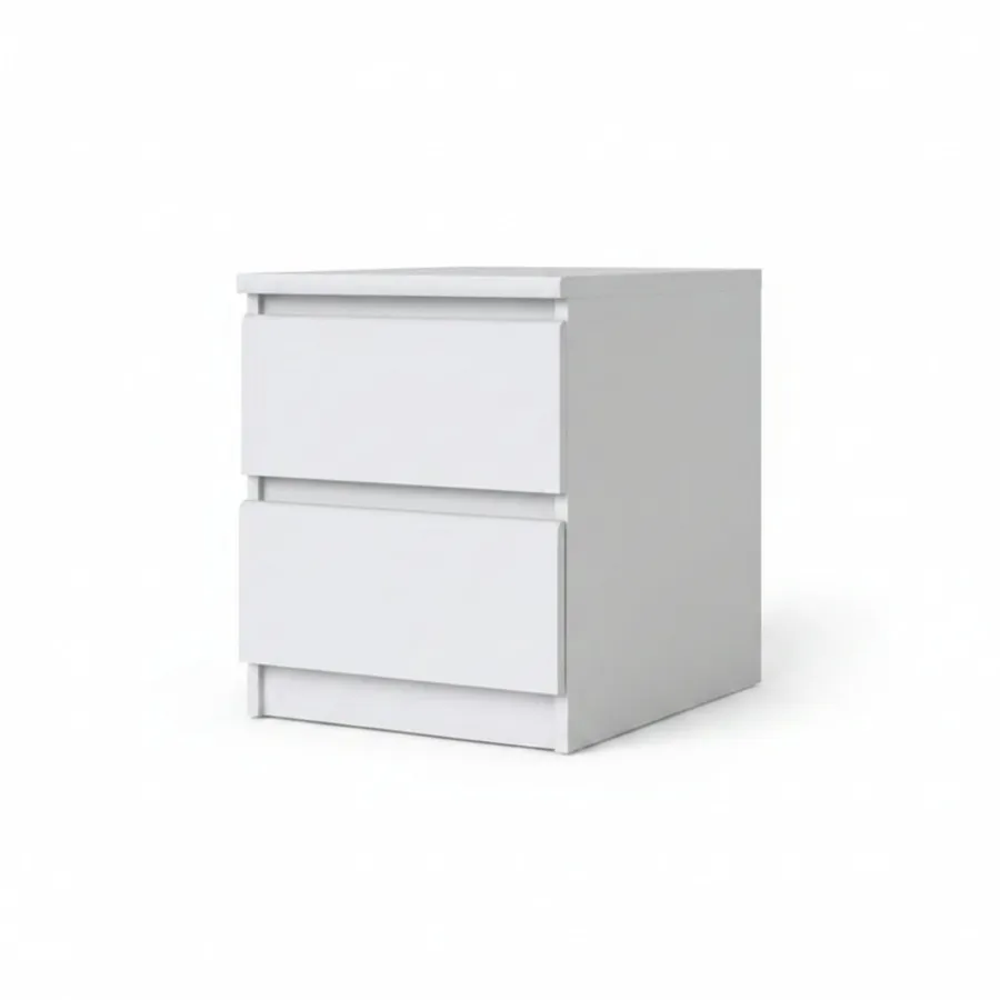 TVILUM Naia Chest 2 Drawers 40x50x50 cm - White