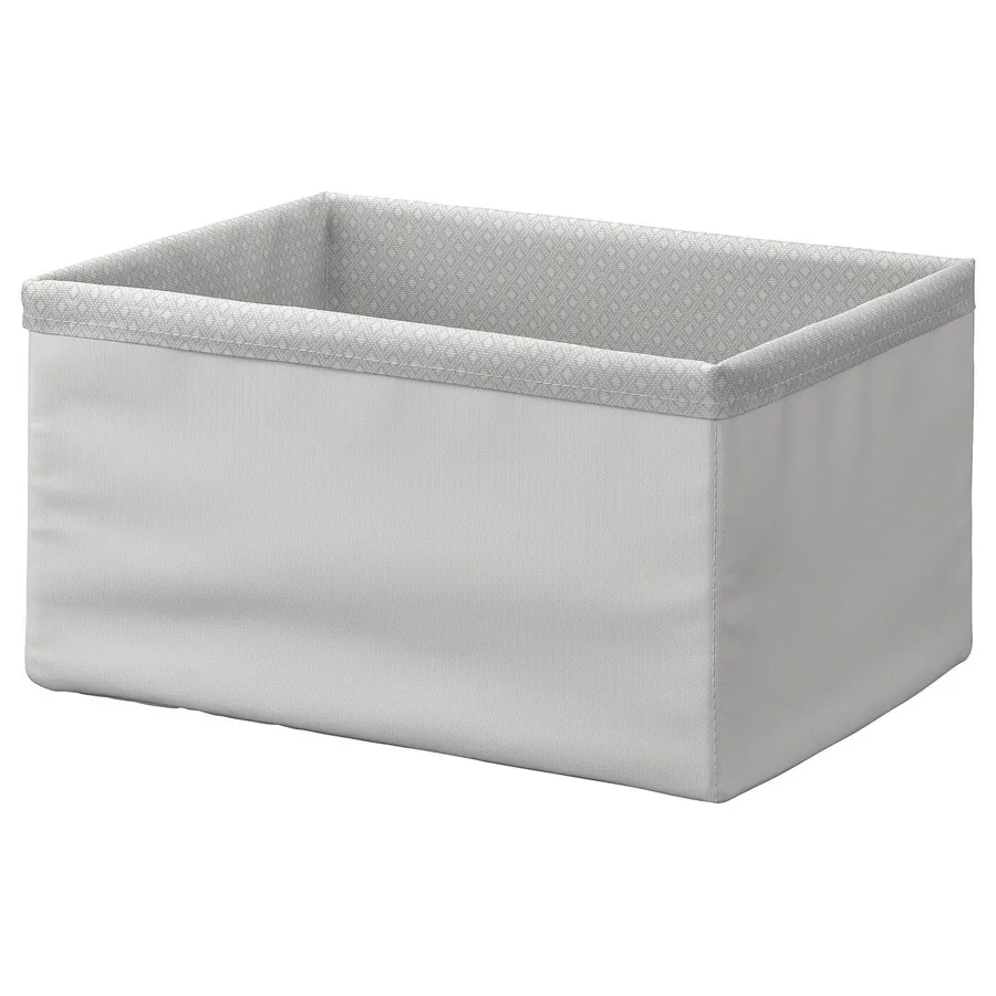 BAXNA organiser, grey/white, 26x34x18 cm, 80486291