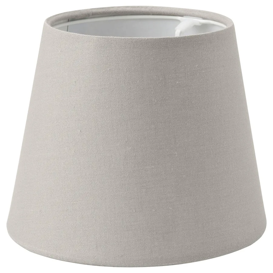 SKOTTORP Lamp shade, light grey 19 cm, 80509551