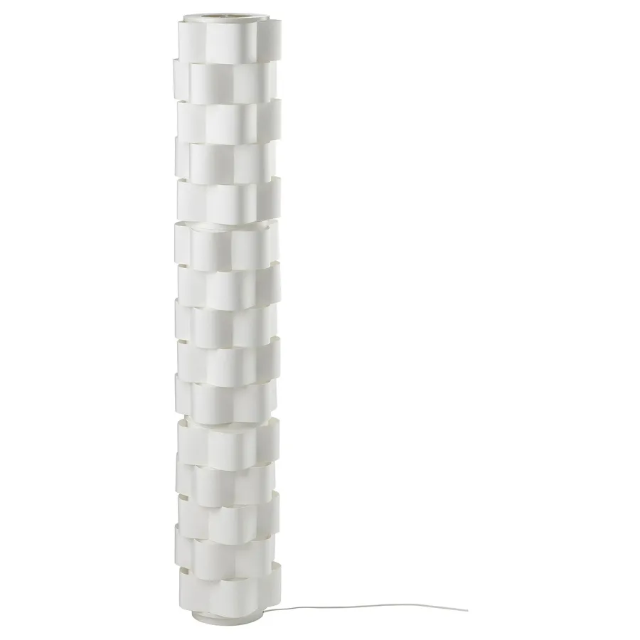 LAGTRYCK Floor lamp, white 138 cm, 80513204