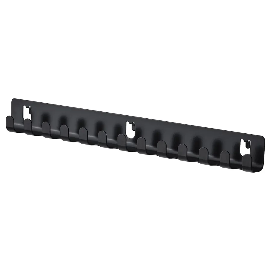 SKADIS hook rack, black, 80569936