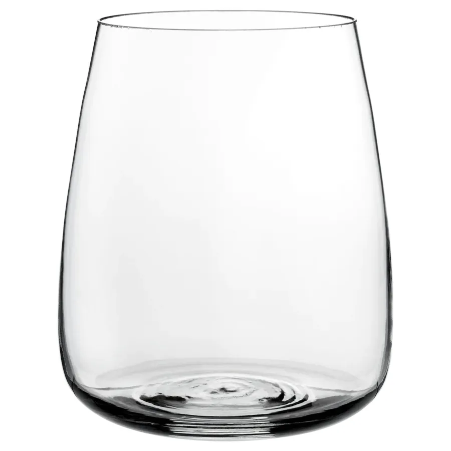BERAKNA Vase, clear glass 18 cm, 90327942