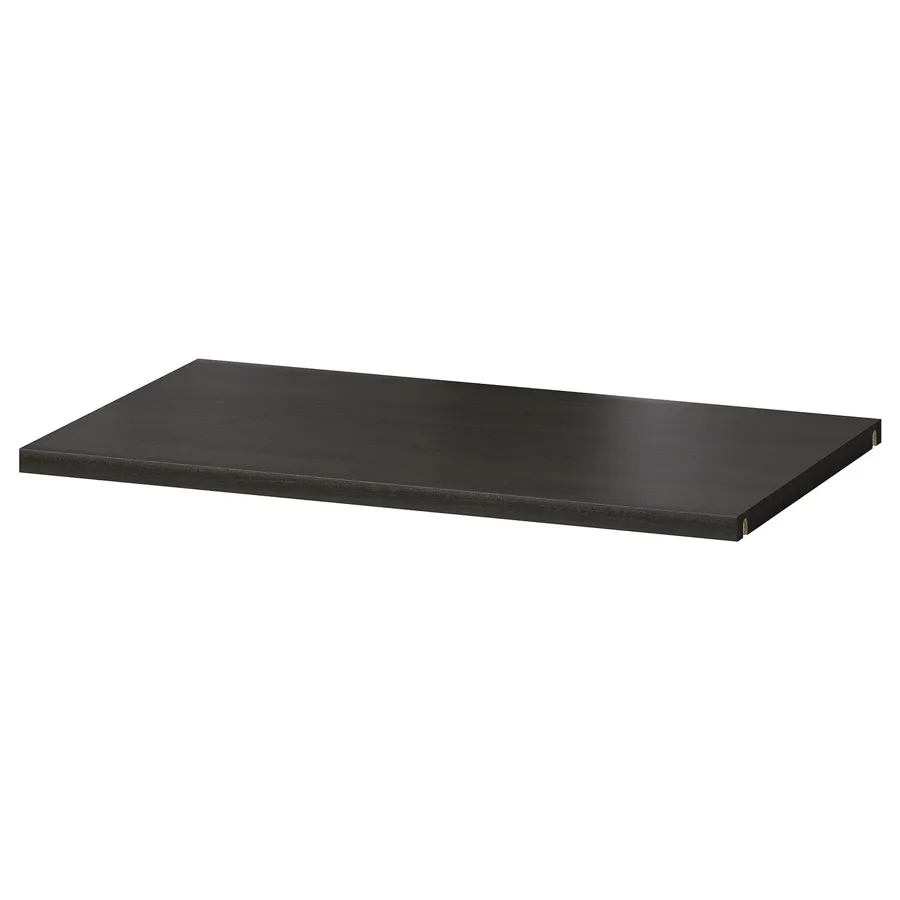 BESTA Shelf, black-brown56x36 cm, 90352682