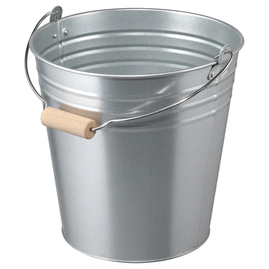 SOCKER Bucket/plant pot, in/outdoor/galvanised 10 l, 90511445