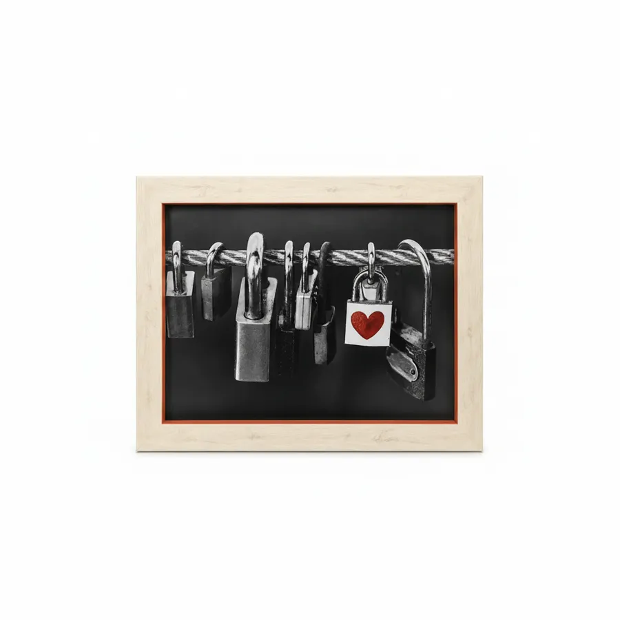 INTCO Photo 3073 Frame 30x40 cm - White/Orange
