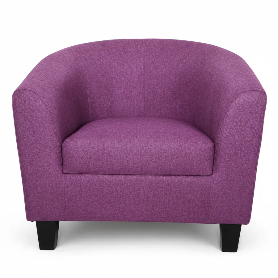 DLC Tub Armchair - Fabric Purple