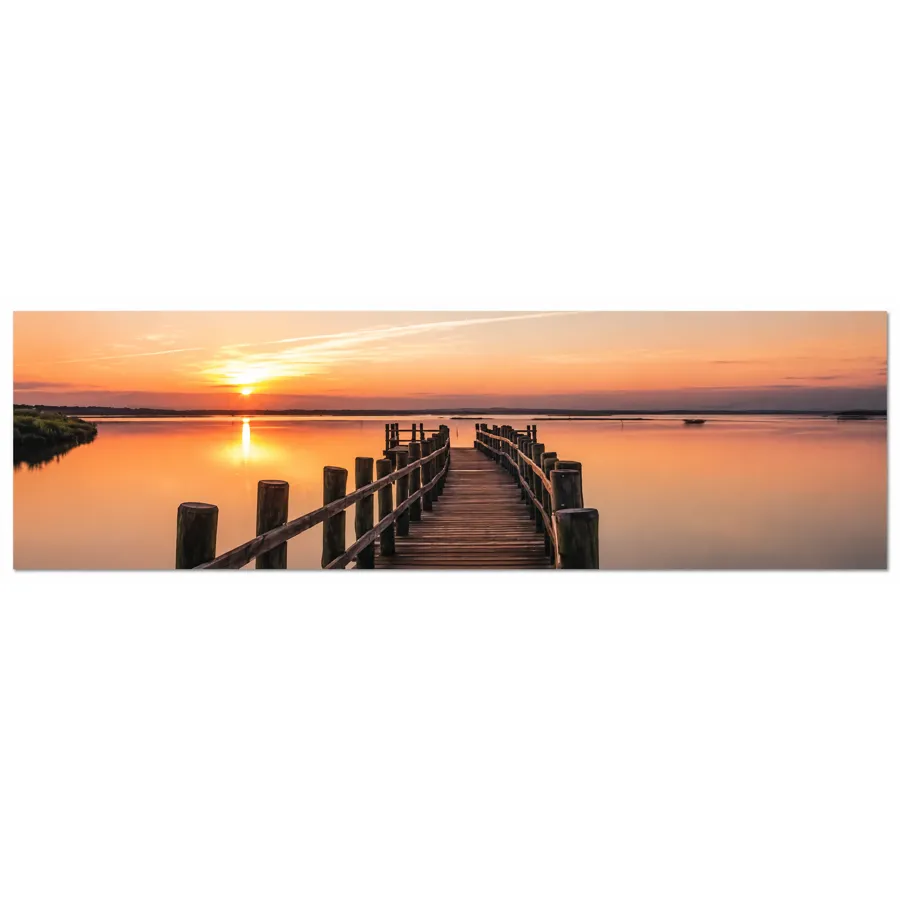 DLC Sunset Canvas Print 45x140 cm - Sunset