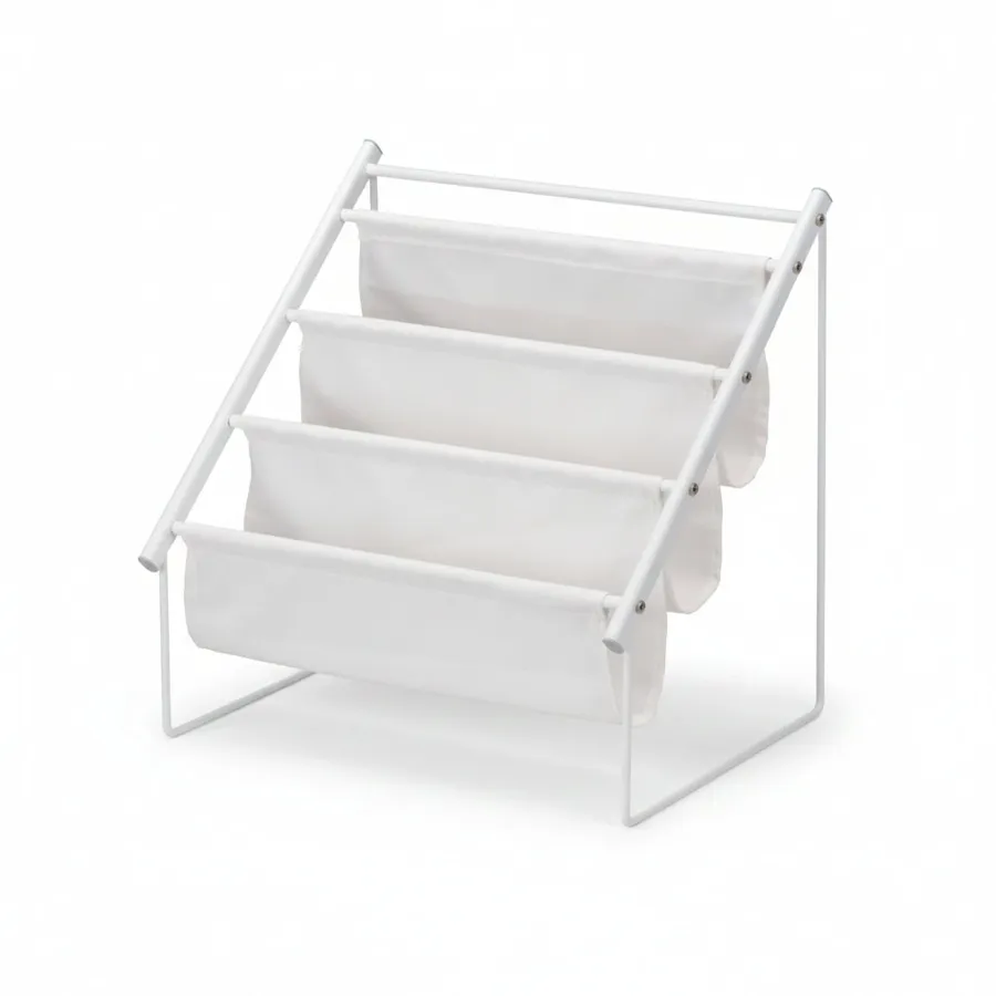 NEWAVE Magazine Rack 42.5x36x53 cm - White