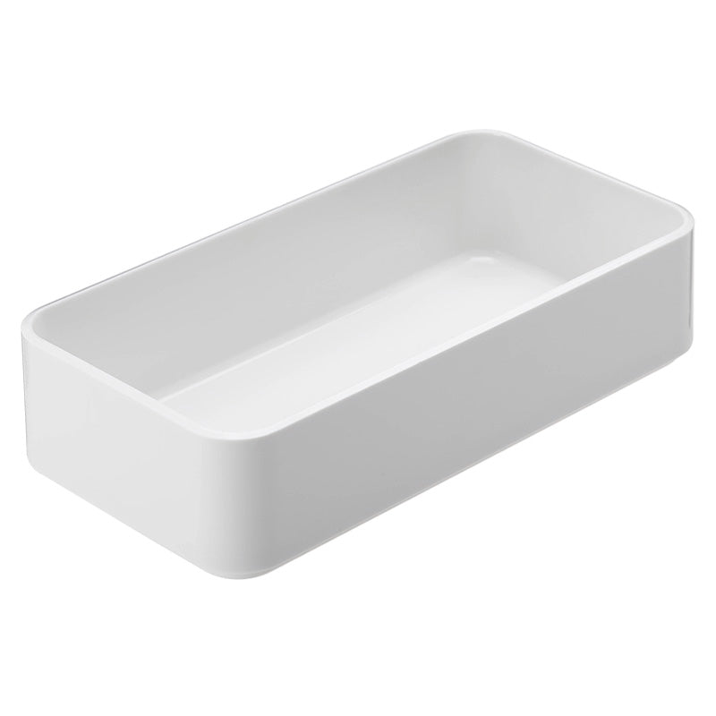 Desktop Storage Box White- M, White, 17*8.5*4.5Cm 4589767196585