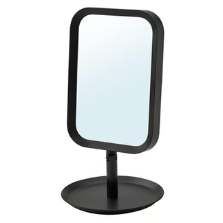 LINDBYN Table mirror, black, 14x27 cm 30486340