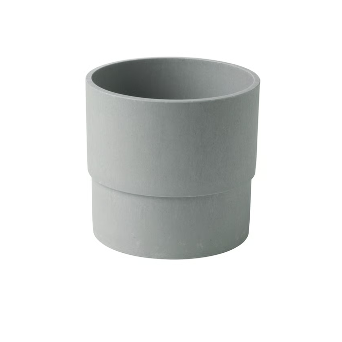 NYPON Plant pot, in/outdoor grey, 12 cm 80395615
