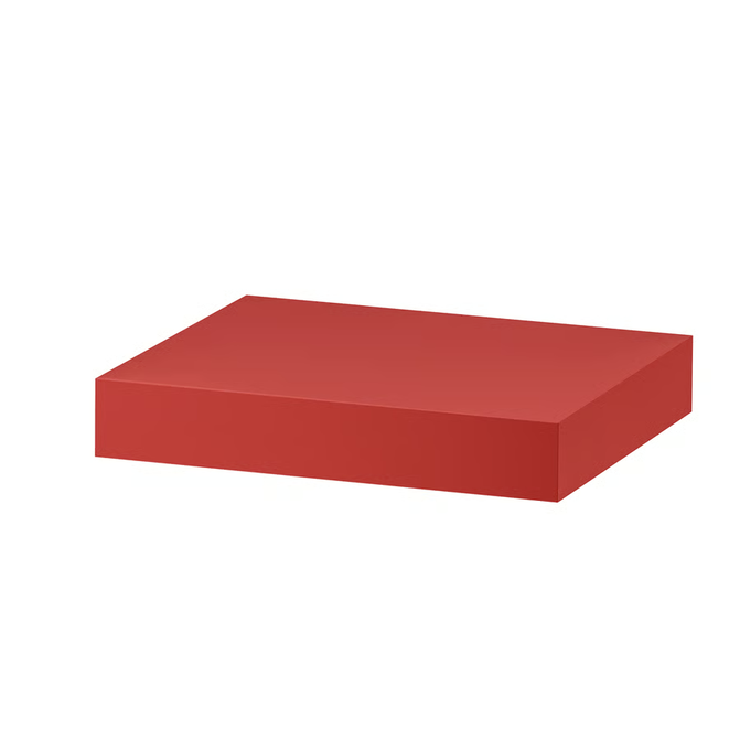 LACK Wall shelf, red, 30x26 cm 60595559