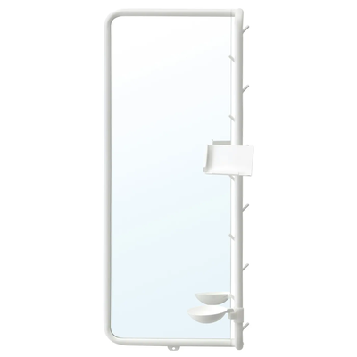 MOJLIGHET mirror, white, 34x81 cm 50421376