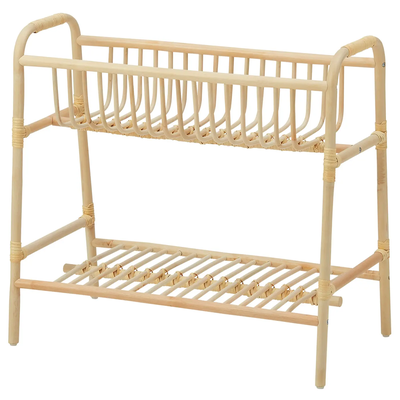 BUSKBO plant stand, rattan, 60 cm 90455374