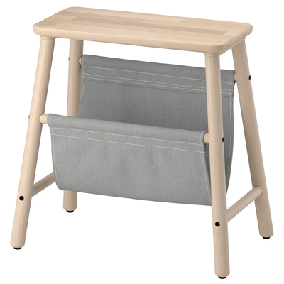 VILTO storage stool, birch, 45 cm 20344450