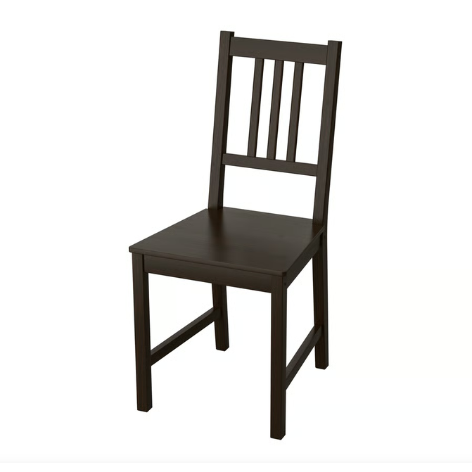 STEFAN Chair, brown black  80211089