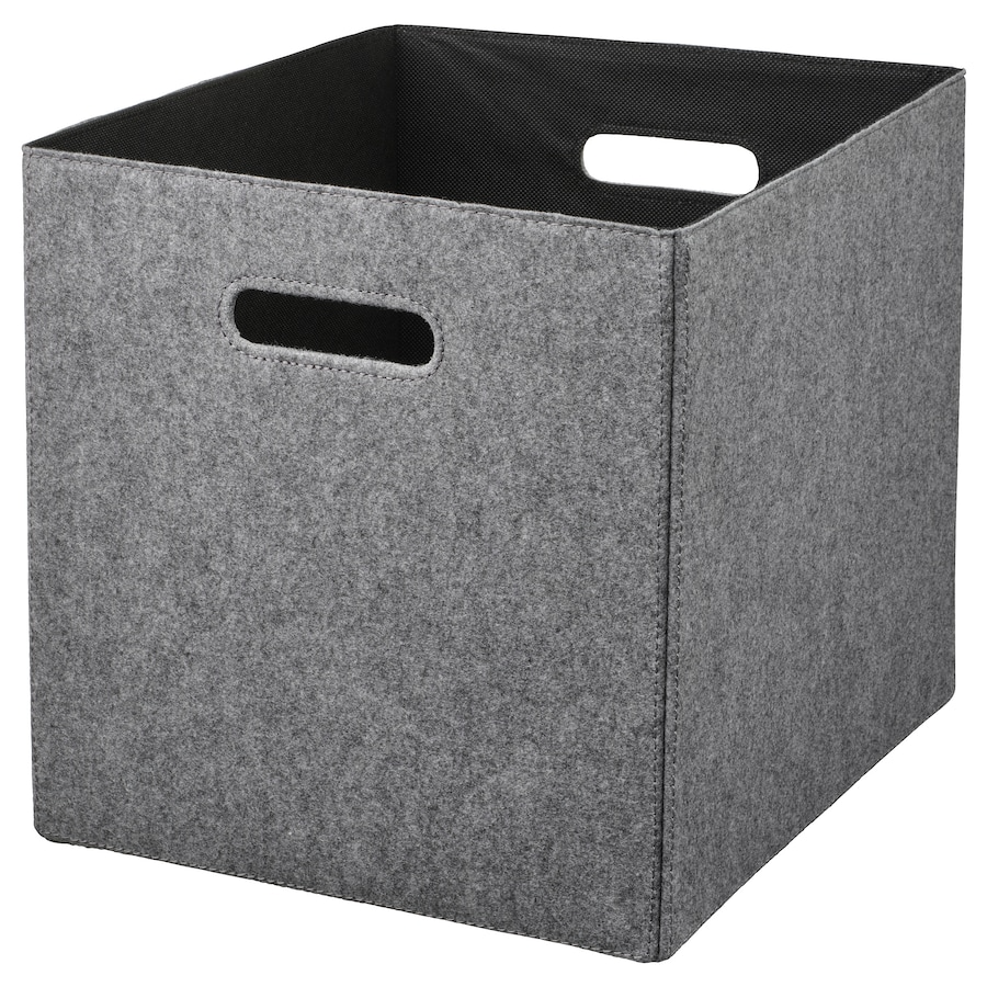 BLADDRA Box, grey, 33x38x33 cm, 30586778