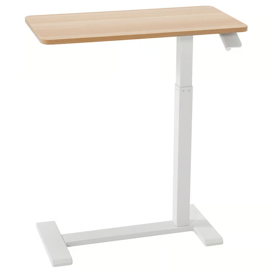 BOLLSIDAN Laptop stand, white stained oak effect/white, 68x36 cm, 80608141