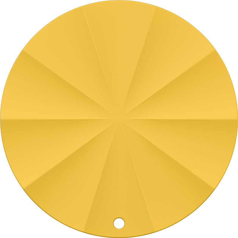 Heat-Resistant Table Mat- Silicone, Yellow, D: 18Cm 4589767215774