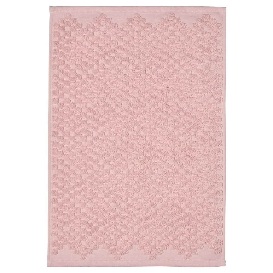 FJALLKATTFOT Bath mat, pale pink, 40x60 cm, 80580019