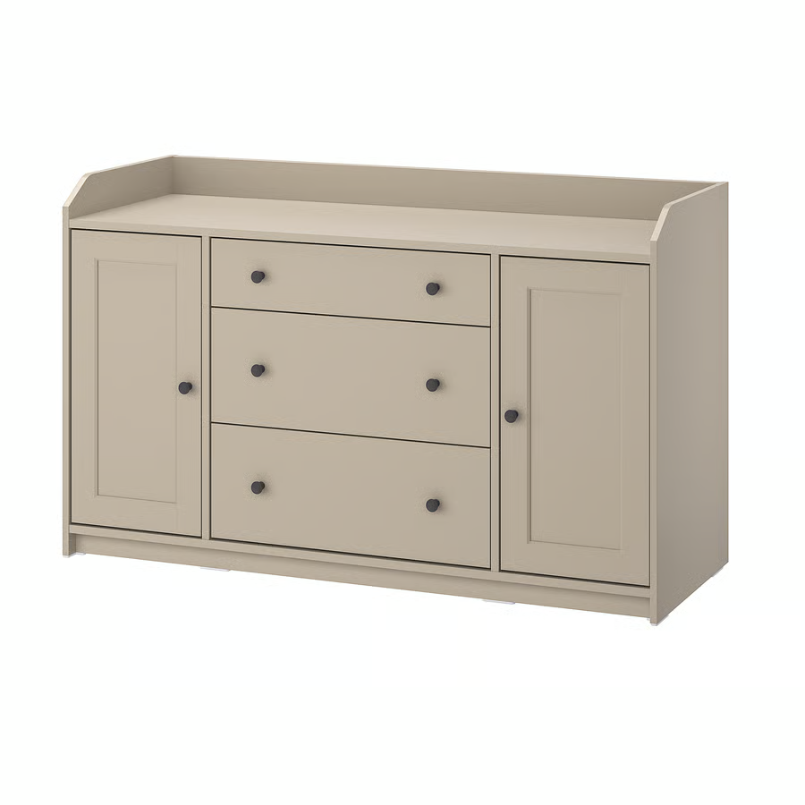 HAUGA Sideboard, beige 140x84 cm, 10456909